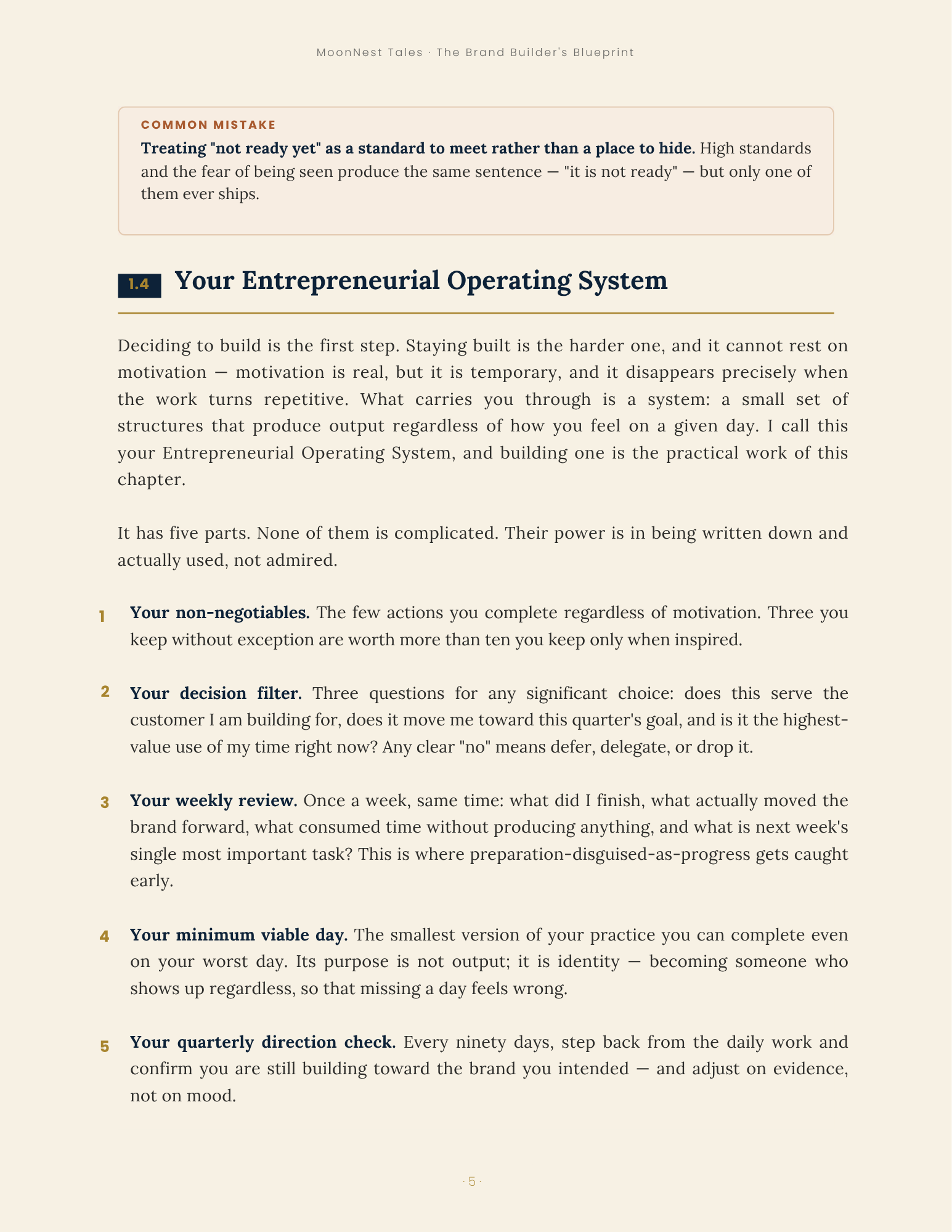 The Brand Builder's Blueprint