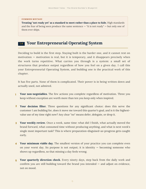The Brand Builder's Blueprint